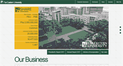 Desktop Screenshot of investors.feu.edu.ph